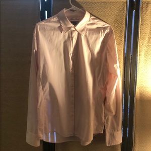 Light pink button down casual